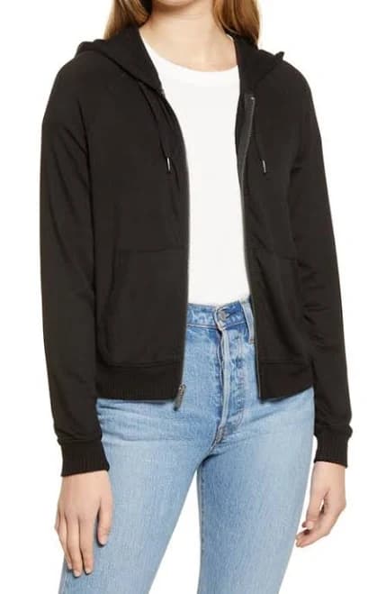 Splendid Women's Supersoft Zip Up Hoodie