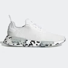 Adidas NMD_R1 Originals White and Black Sneakers
