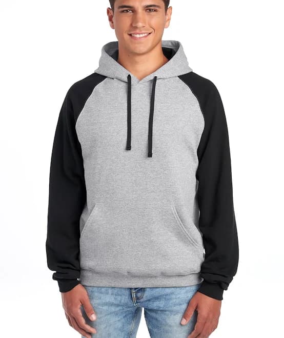 JERZEES Men's NuBlend Classic Raglan Hoodie with Kangaroo Pocket