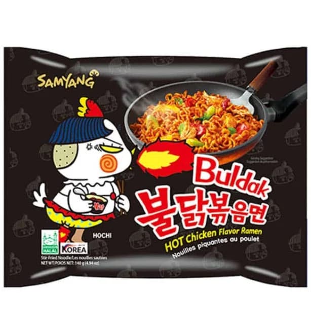 Samyang Hot Chicken Flavor Ramen Stir Fried Noodles Buldak Bokkeum Myun