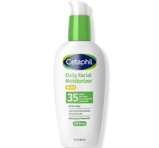 Cetaphil Daily Oil Free Facial Moisturizer SPF 35