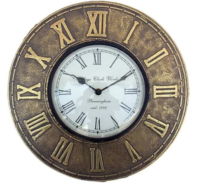 Roman Numbers Wall Clock