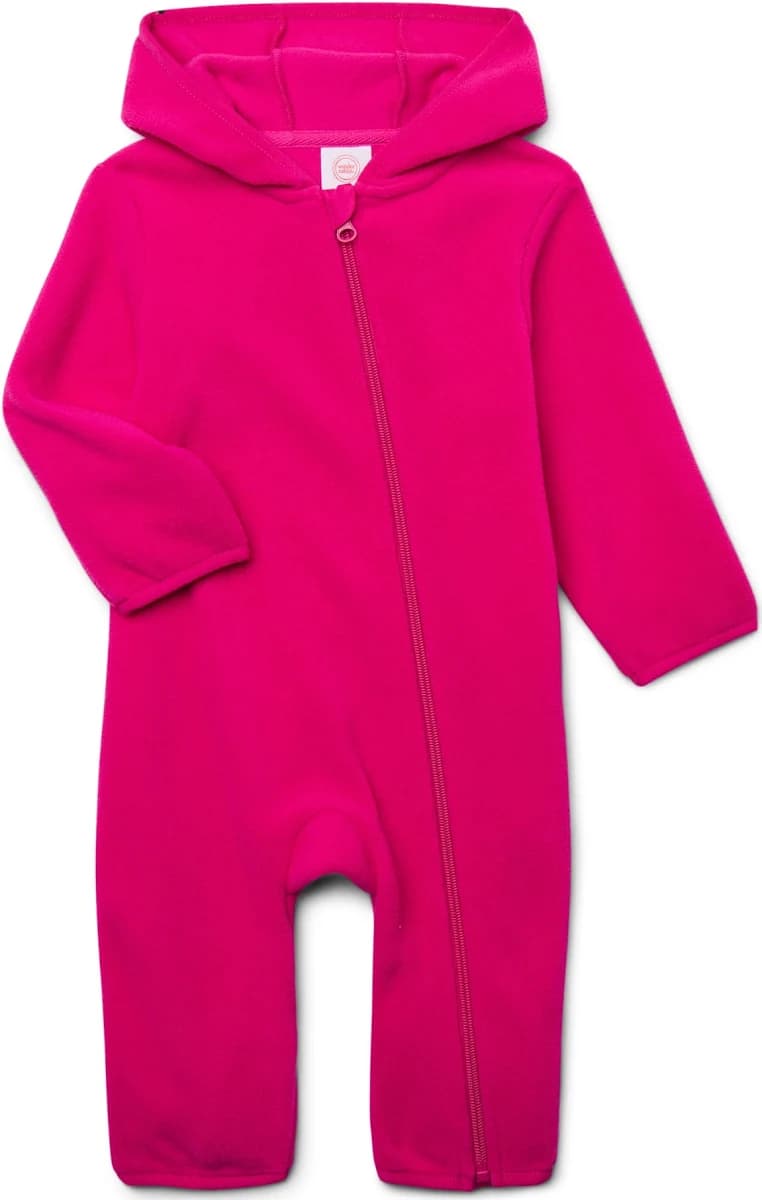 Wonder Nation Baby Microfleece Pram with Hood