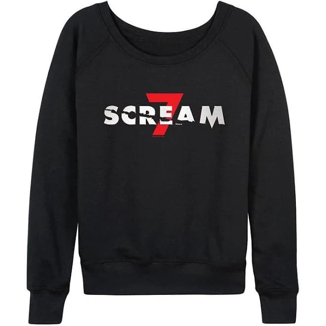 Scream Women's French Terry Long Sleeve Graphic Shirt
