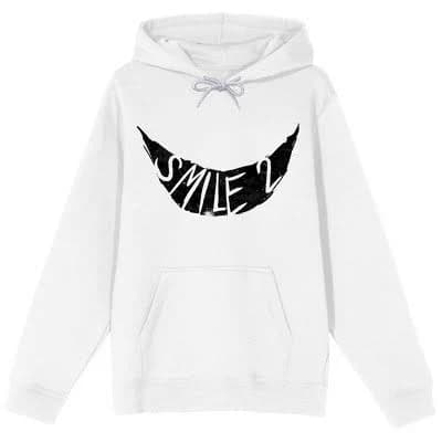 Bioworld Men's Smile 2 Logo Long Sleeve Hoodie