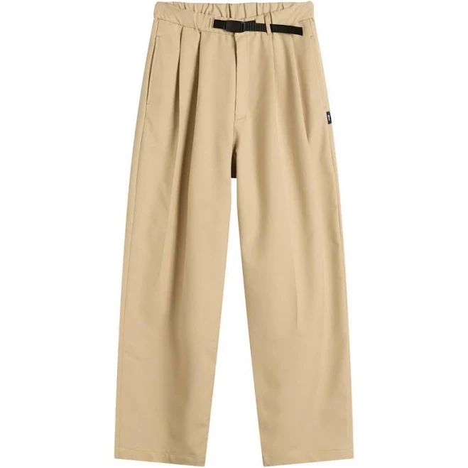 N!CE Men's Double Pleat Belted Trousers