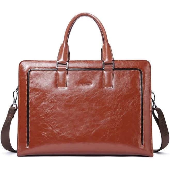 BOSTANTEN Women's Genuine Leather Briefcase