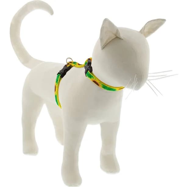 LupinePet Sunflowers H-Style Cat Harness
