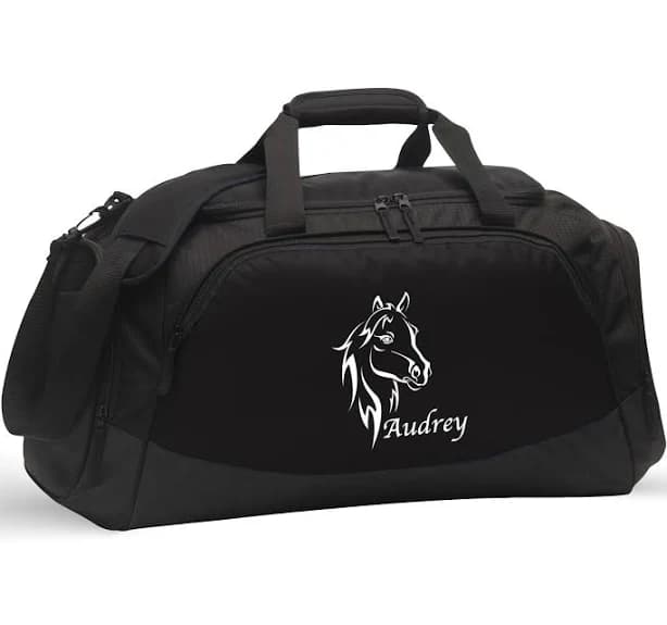 Personalized Equestrian Duffel Bag