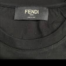 Fendi FF Print Black T shirt