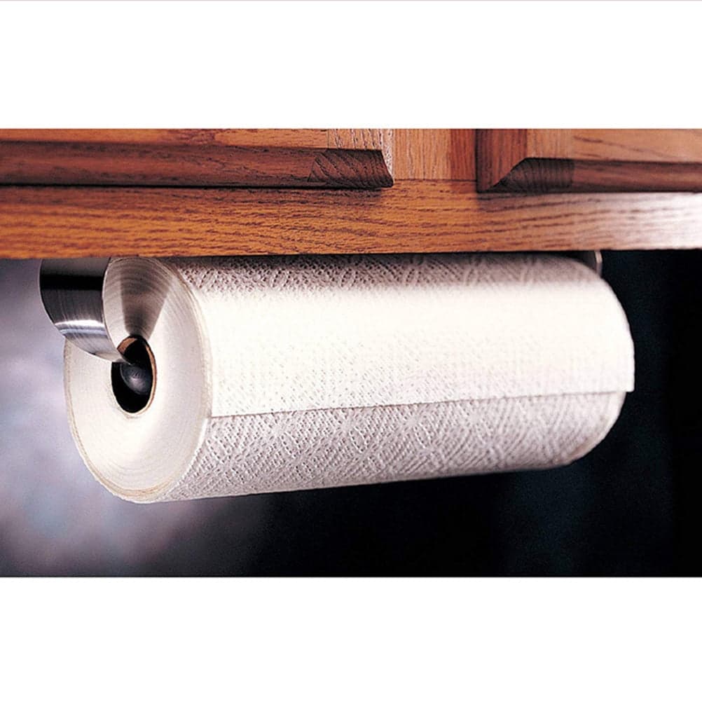 33.5x8cm Wall Mounted Stainless Steel Towel Rack Paper Roll Holder Paper Holder for Kitchen Bathroom - Walmart.com