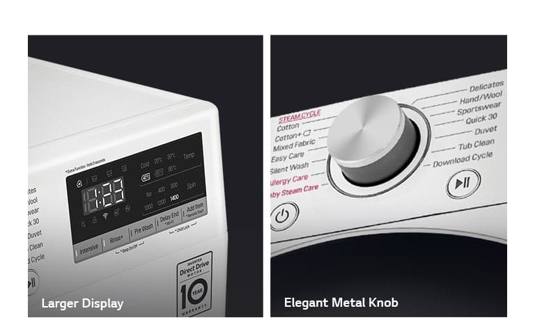 8/5KG Front Load Combo Washer Dryer with AIDD - FV1208D4W | LG PH