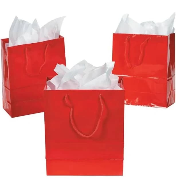 Medium Red Gift Bags