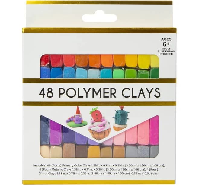Polymer Clay Set 48-Count