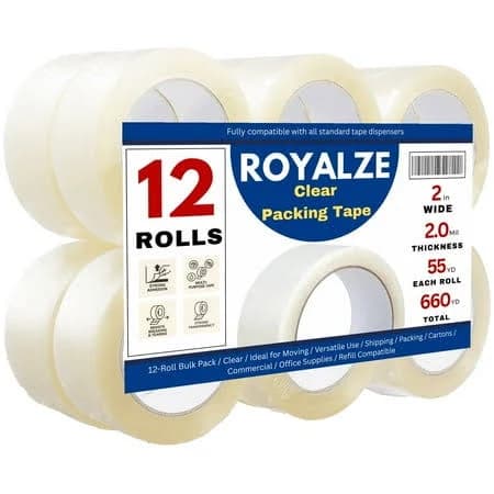 Royalze Clear Packing Tape