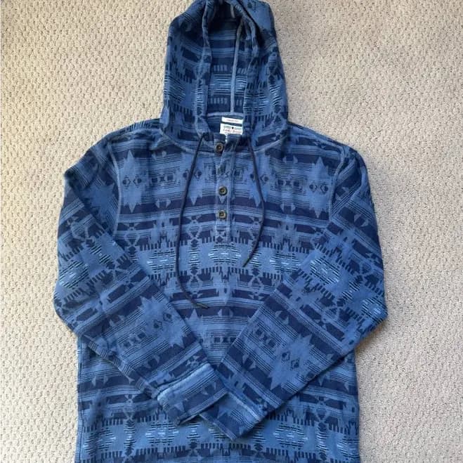 Lucky Brand Men's Regular-Fit Cotton-Blend Jacquard Hoodie