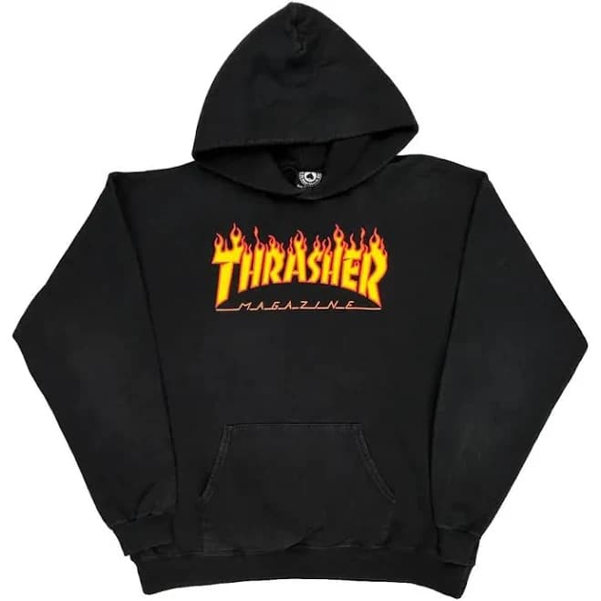 Thrasher Graphic Cotton Hoodie