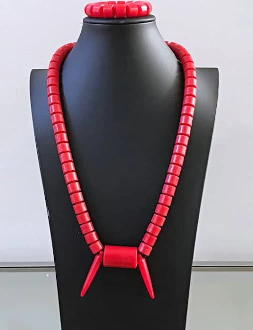 Nigerian Wedding Beads Necklace