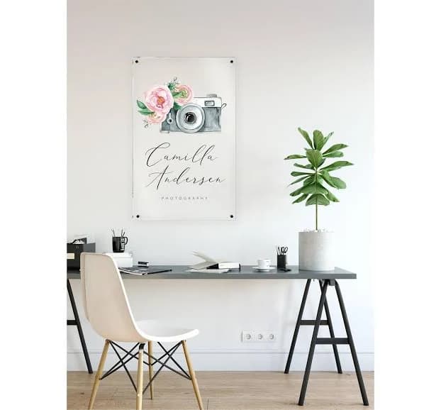 Custom Acrylic Business Logo Sign, Vertical Layout || Personalied name sign logo business office storefont clear logo hanging office