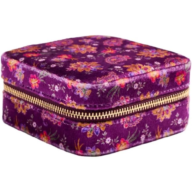 Johnny Was Domitila Velvet Jewelry Box
