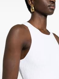 Michael Michael Kors Ribbed Tank Top | White | FARFETCH BH
