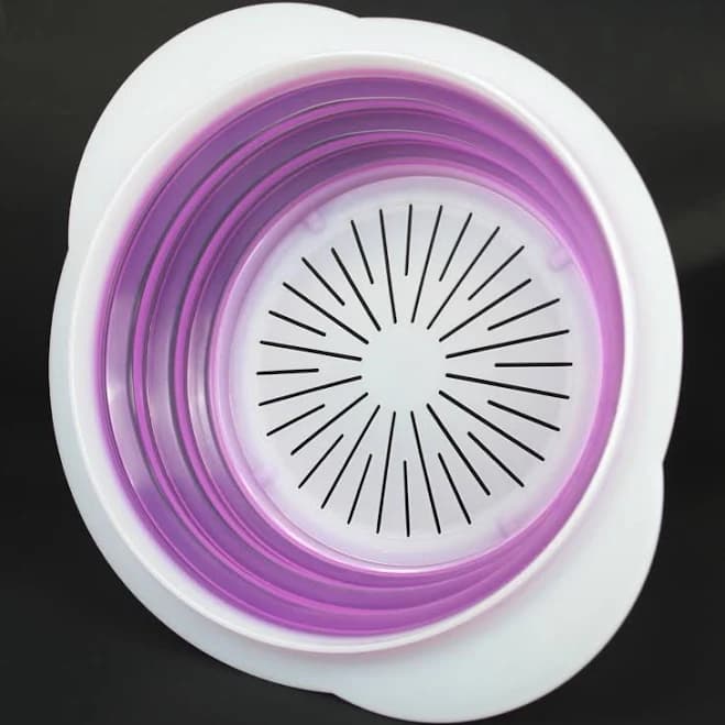 Tupperware Flatout Colander Round Mini-max Purple ️