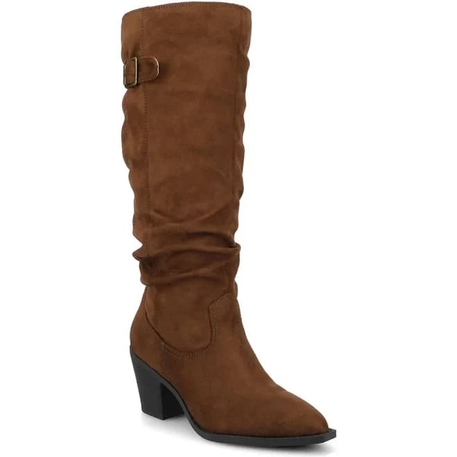 Journee Women's Kaleah Knee High Slouchy Boots