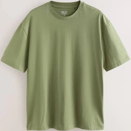 NEXT Regular Mens Fit Essential Crew Neck Cotton T-Shirt