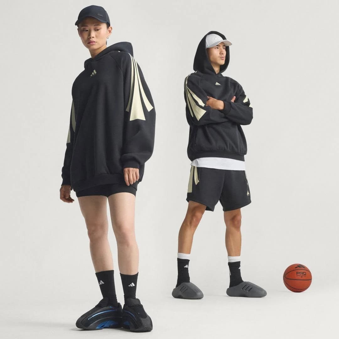 adidas 3-Stripes Fleece Hoodie