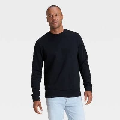Goodfellow & Co. Men's Every Wear Fleece Crewneck Sweatshirt