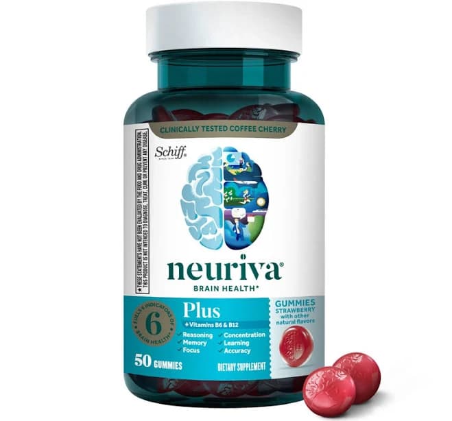Neuriva Brain Performance Plus Strawberry 50 Gummies