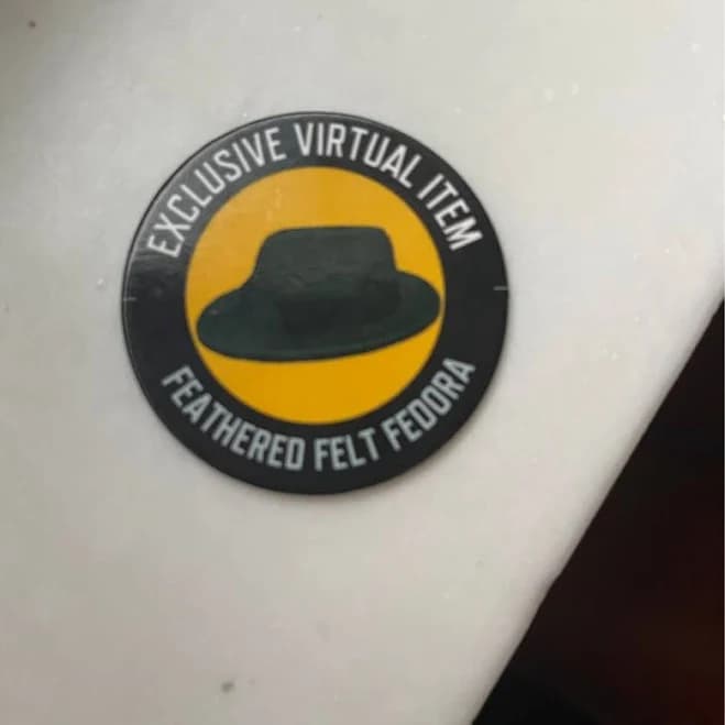 Roblox Toy Code Feathered Felt Fedora (NO TOY ONLY TOYCODE - Toys & Collectibles | Color: Yellow