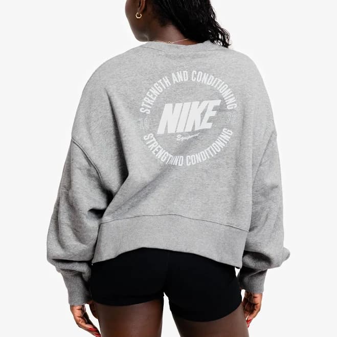 Nike Shirts Nike Strength & Conditioning Crewneck Sweatshirt Grey