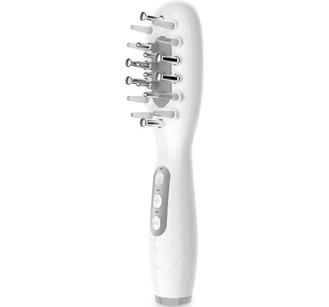 Electric Scalp Massager with Red Blue Light Therapy and Hair Oil Applicator for Hair Growth