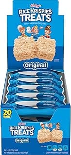 Marshmallow Snack Bars, Lunch Snacks, Original, 26oz Box (20 Count)