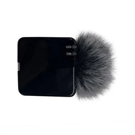 Furry Wind Shield Windscreen for Rode Wireless Go 3 Clip On Microphones Clear