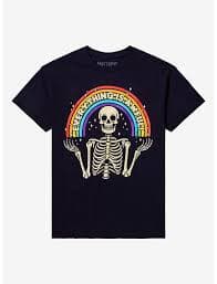 Everything Is Awful Skeleton T-Shirt | Hot Topic
