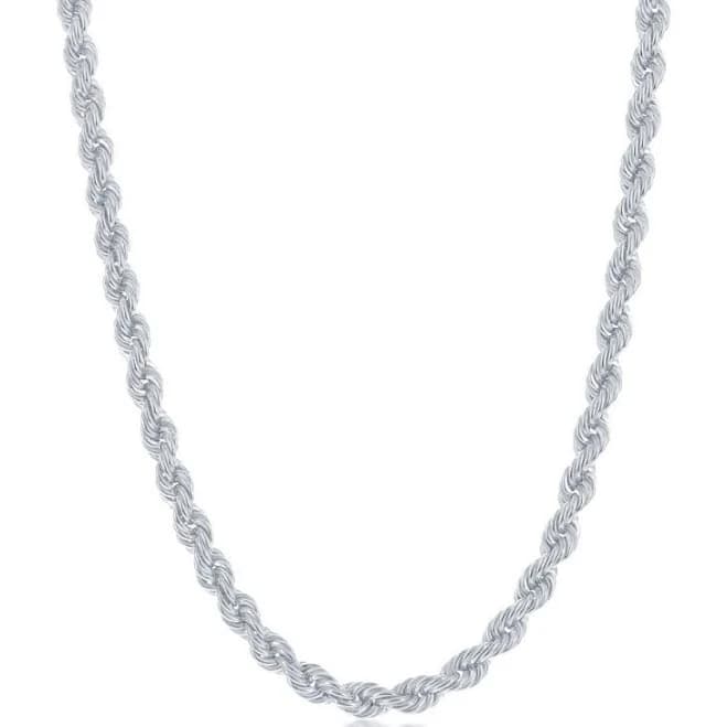 Johnny Dang & Co. Sterling Silver Loose Rope Chain