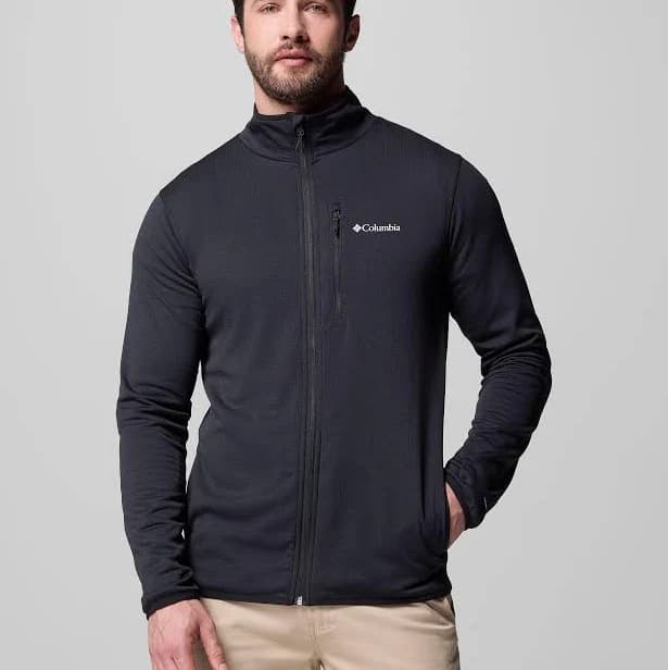 Columbia Men's Essential Hike Grid Fleece Full-Zip Jacket