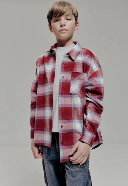 Ardene Kids Flannel Plaid Shirt