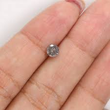 0.36 CT Natural Loose Round Shape Diamond 4.45 MM Salt And Pepper Diamond LQ1962 | eBay