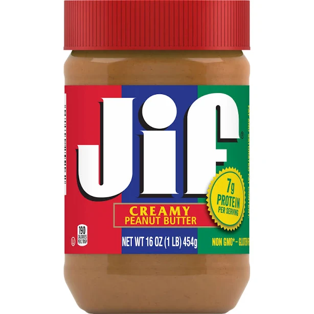 Jif Creamy Peanut Butter, 16 Ounce -- 12 per case