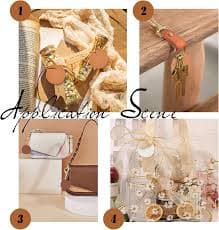 1bag Keychain Making Kits Including Blank Leather Clothing Labels with Rivet Iron Split Key Ring Mixed color Key Ring: 12pcs/bag - Walmart.com