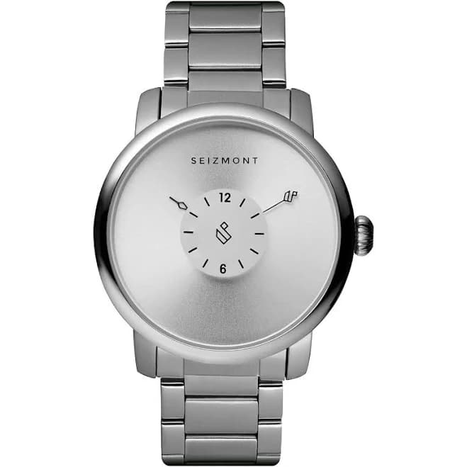 Mezzo Men's Minimalist Stainless Steel Watch