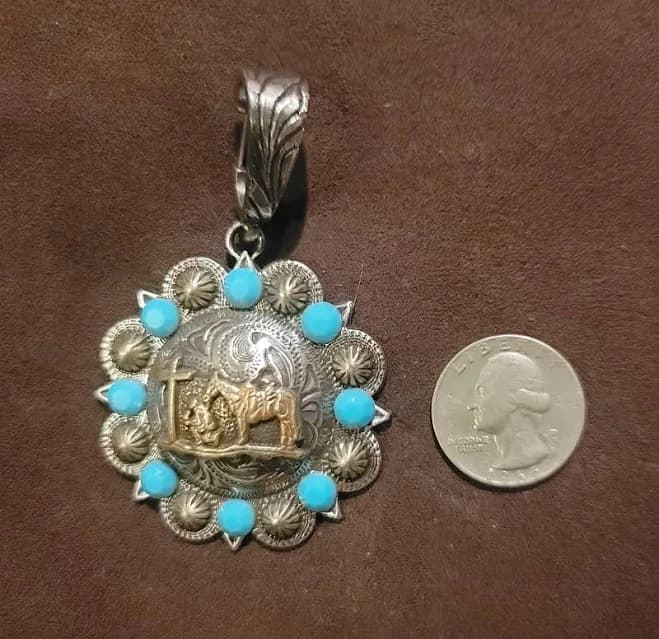 Western Style Turquoise Necklace