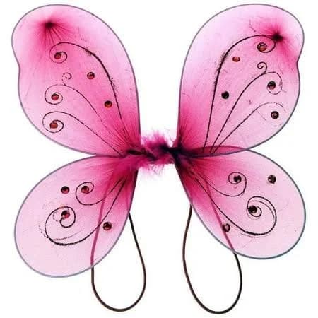 Butterfly Fairy Wings with Rhinestone Glitters