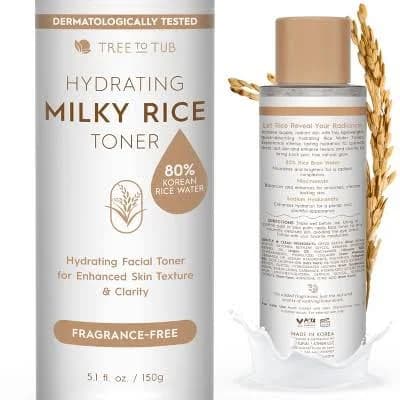 Tree To Tub Hydrating Milky Rice Toner