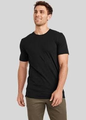 Jockey Men's Cotton Stretch Crew Neck Undershirt
