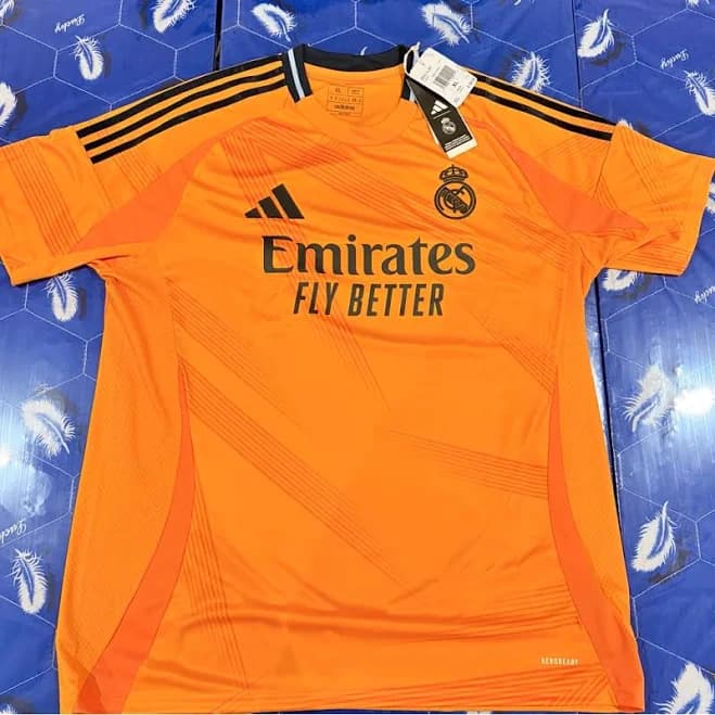 Adidas Shirts | Adidas Orange Real Madrid Jersey | Color: Black/Orange | Size: Xl | Dripfits1's Closet