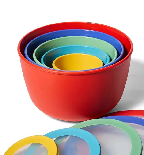 Sur La Table 5-Piece Nesting Mixing Bowl Set with Lids